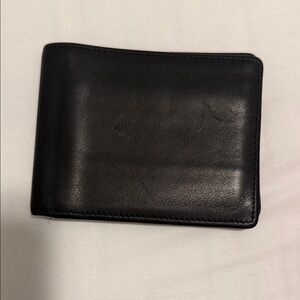 Elegant Black Leather Men's Wallet